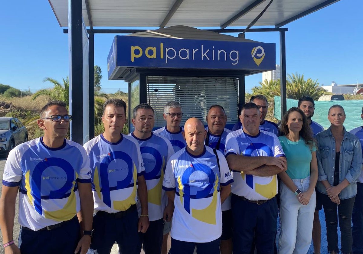 Plantilla de la empresa Palparking
