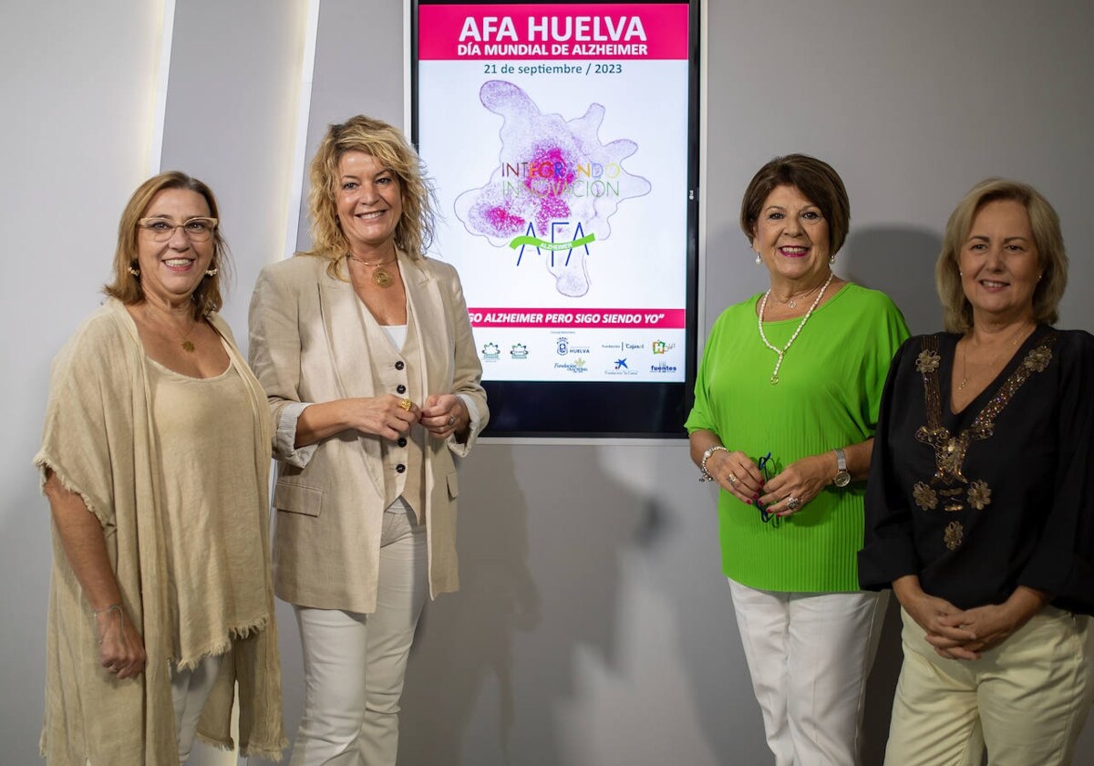 La presentación de las actividades organizadas por AFA Huelva y el Ayuntamiento
