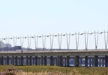 El puente del Odiel volverá a tener desde este jueves un único carril para circular en cada sentido