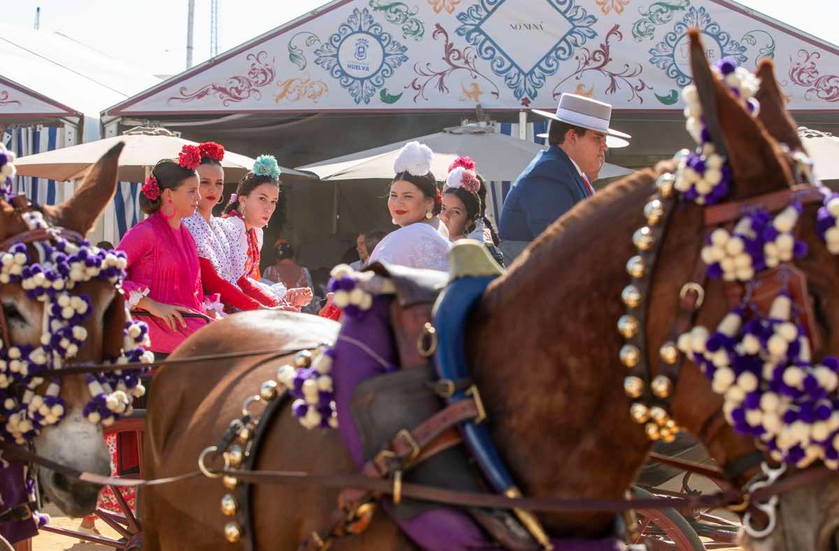 Ambiente de gala en el arranque de la Feria del Caballo y el Otoño en Huelva de 2023