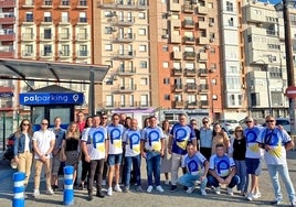 Empleados de Palparking se encomiendan a la alcaldesa para evitar el cierre de los aparcamientos del Ensanche Sur