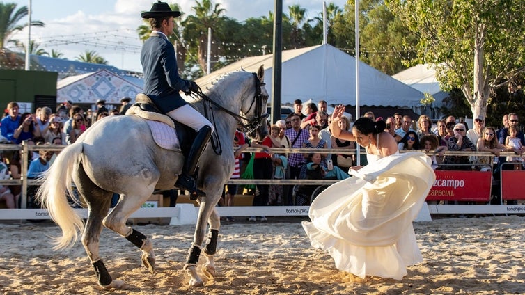 El caballo se hace arte en la Feria de Otoño de Huelva