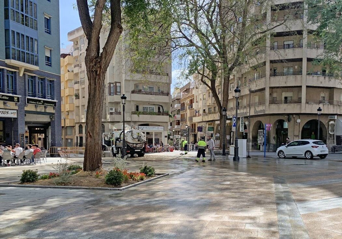 La peatonalización del centro de Huelva sigue avanzando
