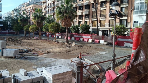 Las obras en el entorno de la plaza de la Merced obligan a modificar el recorrido habitual de la cabalgata