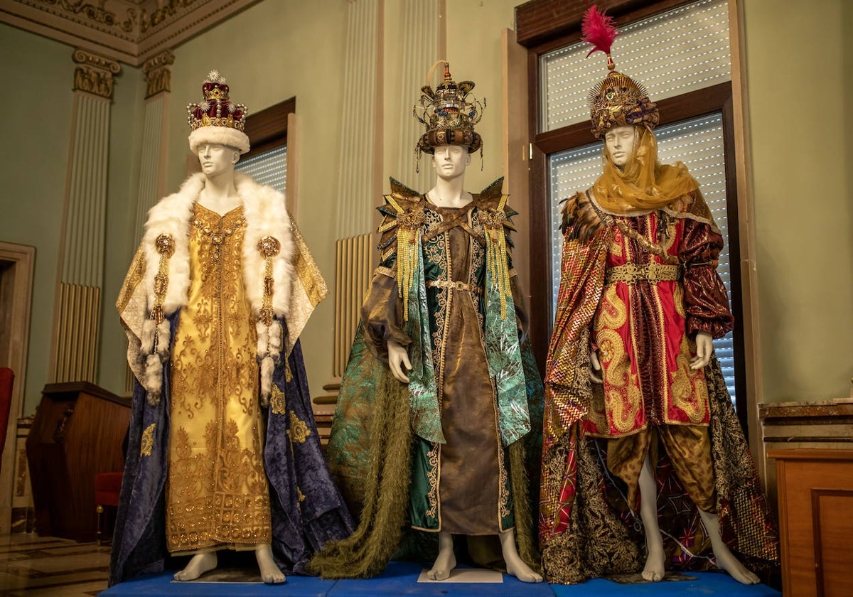 Los trajes que llevarán los Reyes Magos