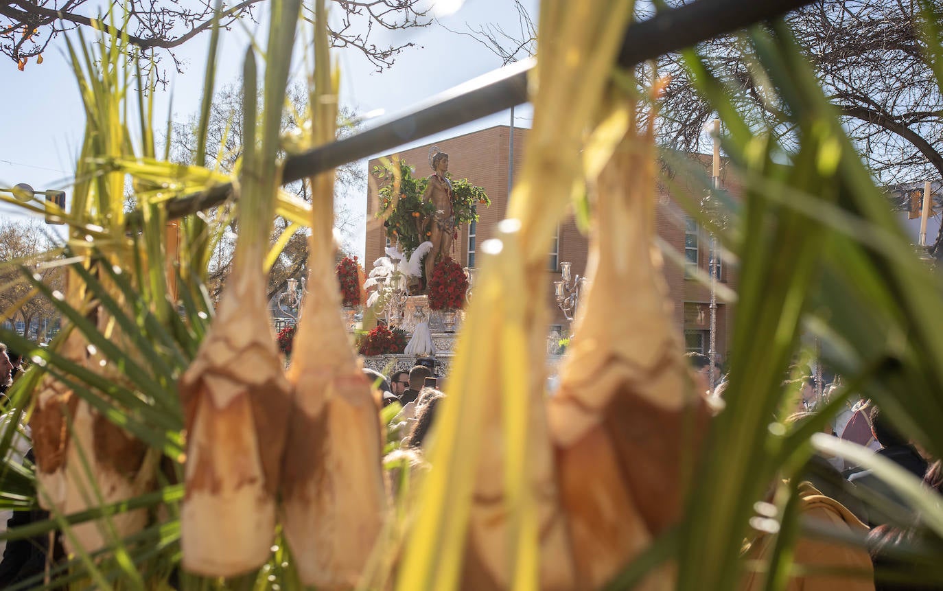 Huelva saca a San Sebastián a pasear: la procesión del patrón, en imágenes