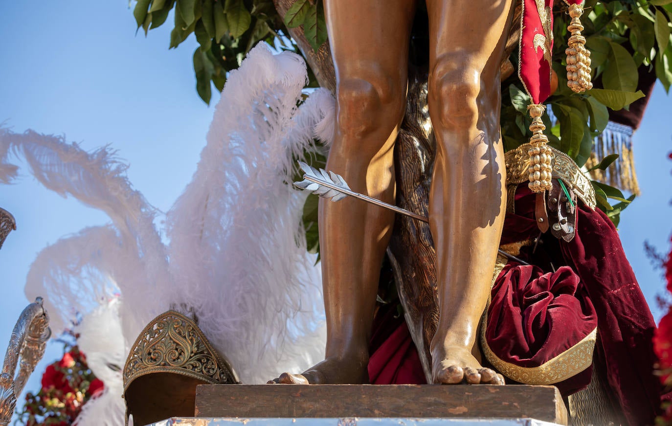 Huelva saca a San Sebastián a pasear: la procesión del patrón, en imágenes