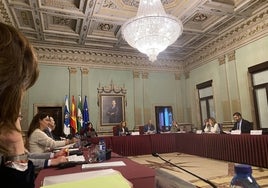 El Ayuntamiento dice sí a que Huelva sea declarada Ciudad Mariana en un pleno marcado por la situación del Recreativo