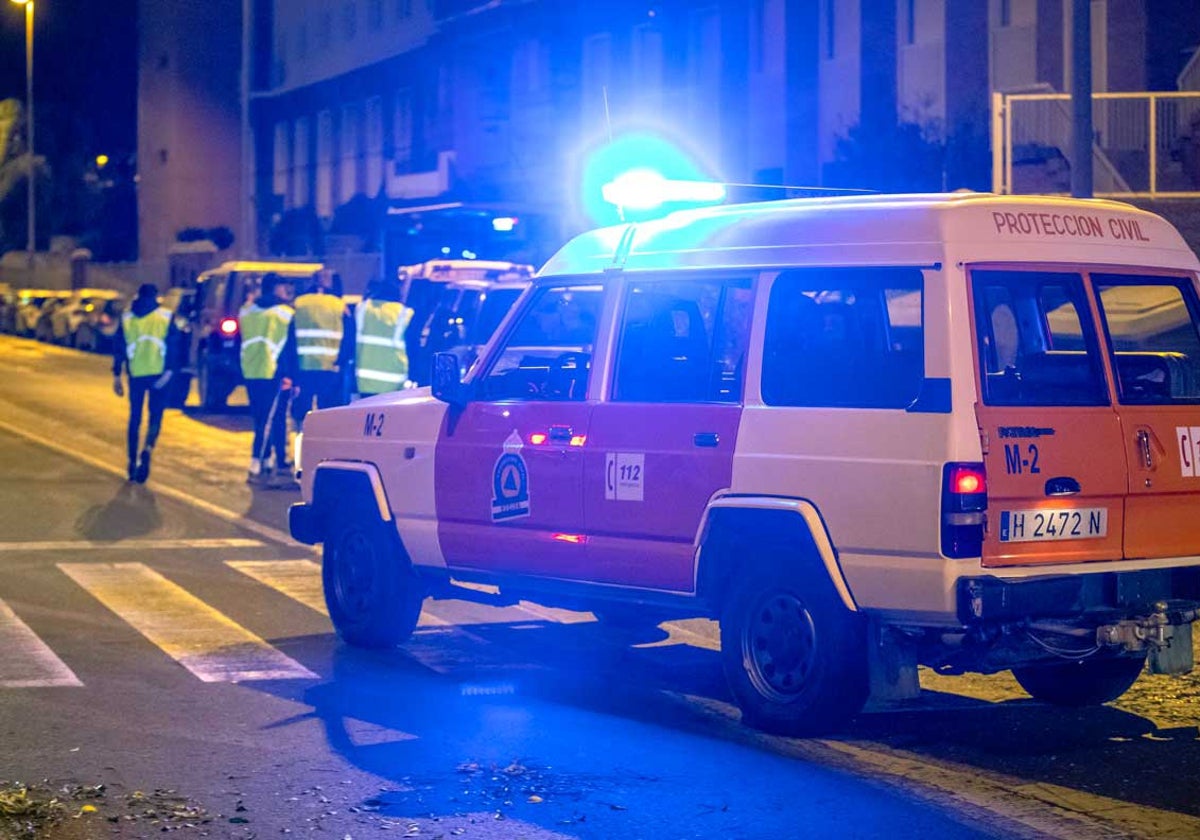 Protección Civil tras el paso de la borrasca que causó estragos en la capital