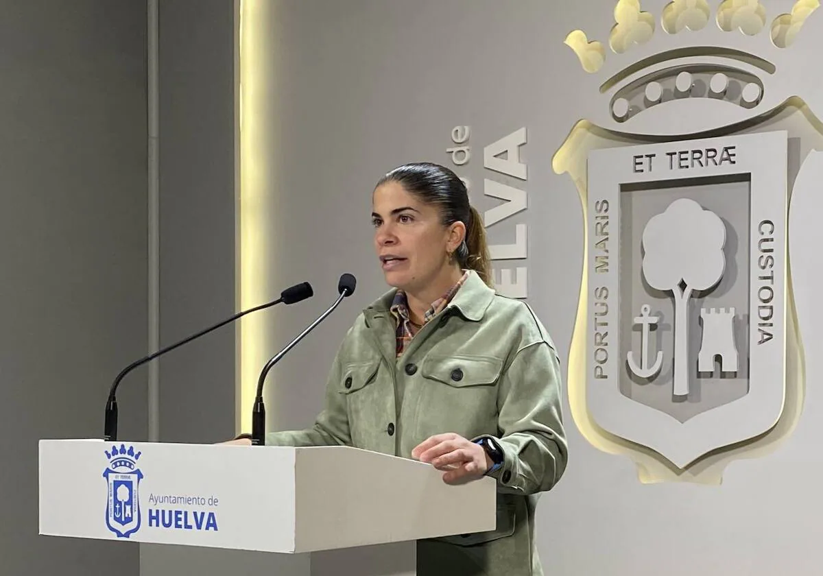 María de la O Rubio, concejal de Deportes del Ayuntamiento de Huelva