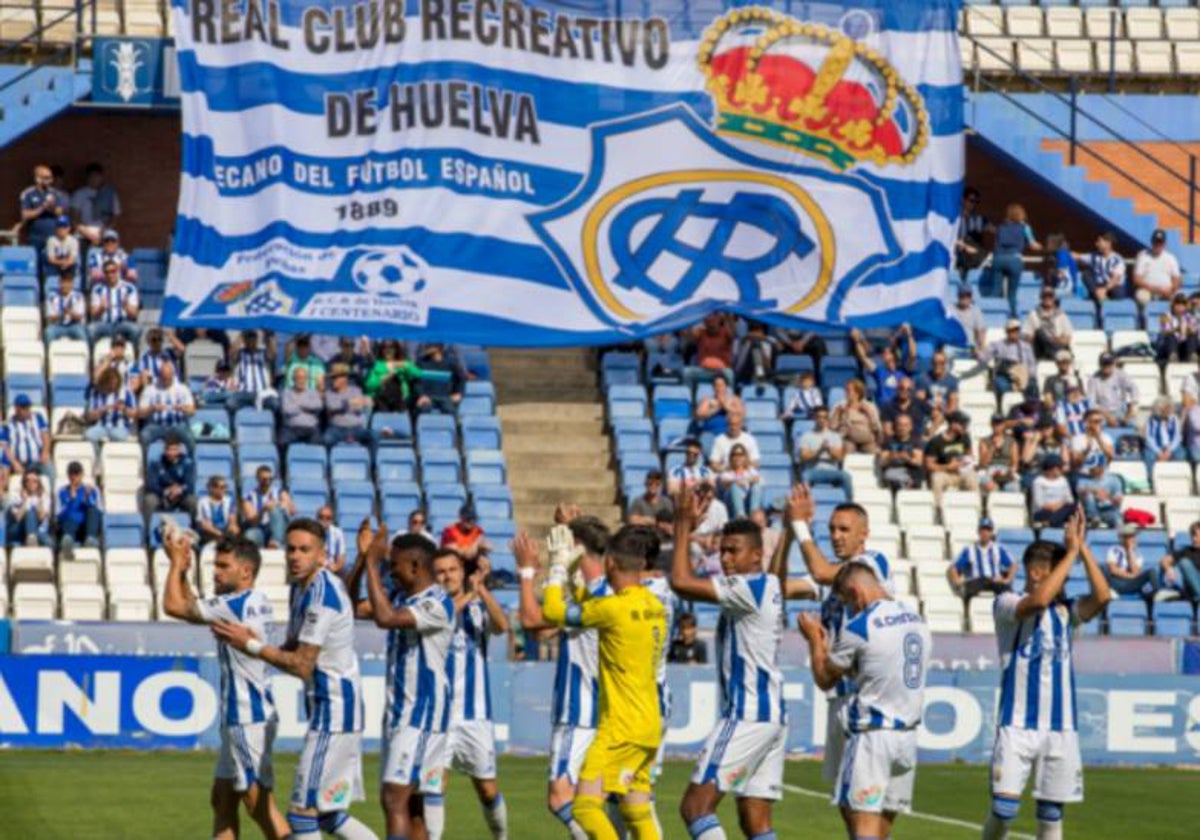 Imagen de archivo de un partido del Recreativo