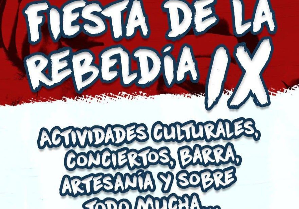 Cartel de la Fiestas de la Rebeldía