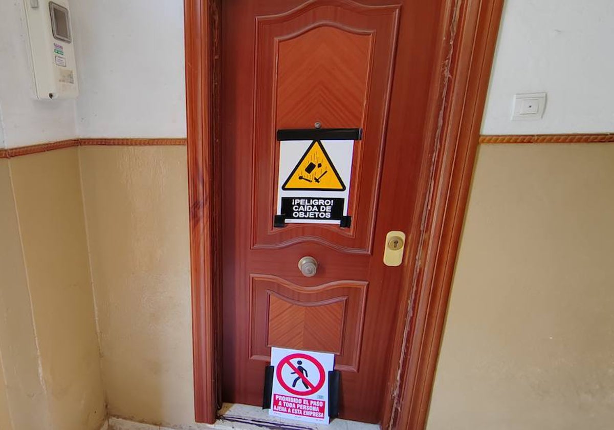 Una de las viviendas de la Casa Grande de Huelva pendiente de rehabilitación