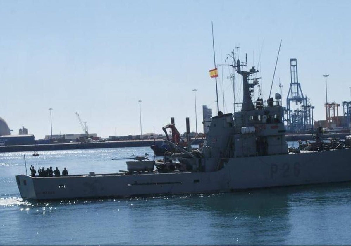 El patrullero 'Medas' podrá visitarse el viernes por la mañana en el Puerto de Huelva