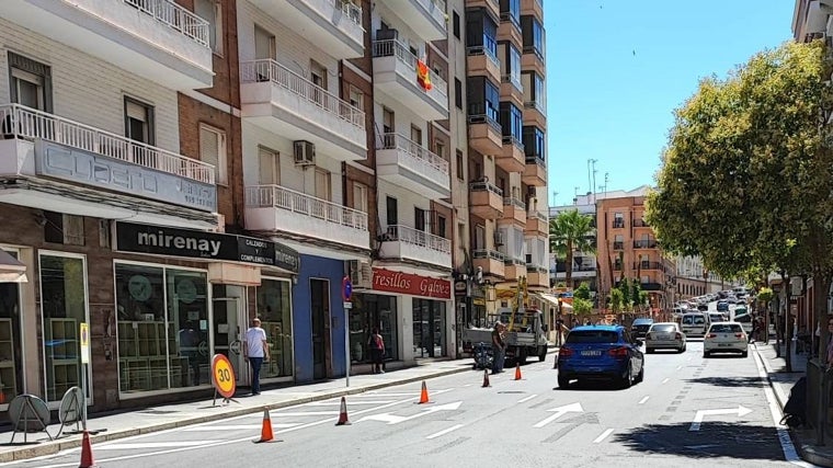 Está previsto que antes del viernes finalicen los trabajos en la calle Ruiz de Alda de la capital