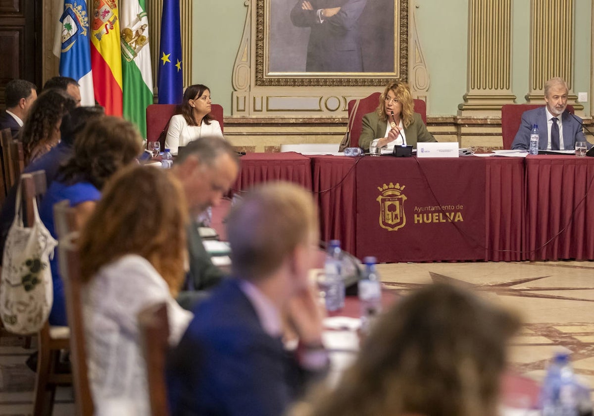 Imagen del pleno municipal de este martes