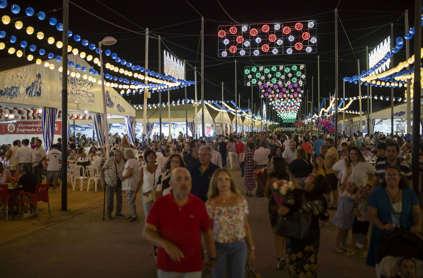 El ambiente de la noche del sábado en las Colombinas 2024, en imágenes