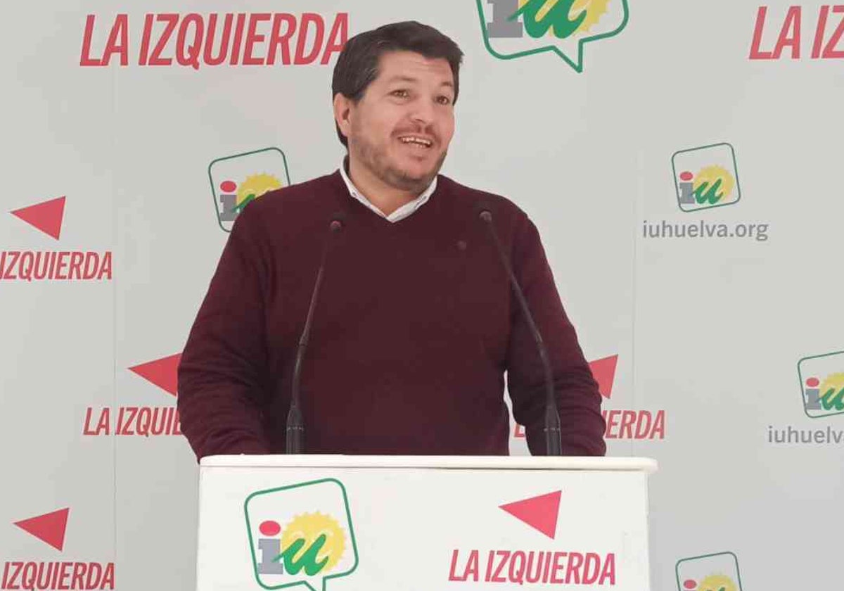 El coordinador IU en Huelva, Marcos Toti