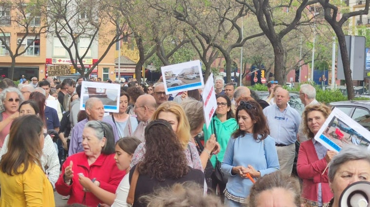 Protesta de los vecinos por la inseguridad en el Molino de la Vega