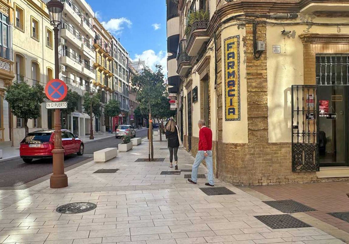 La zona de Mora Claros, ya sin la parada