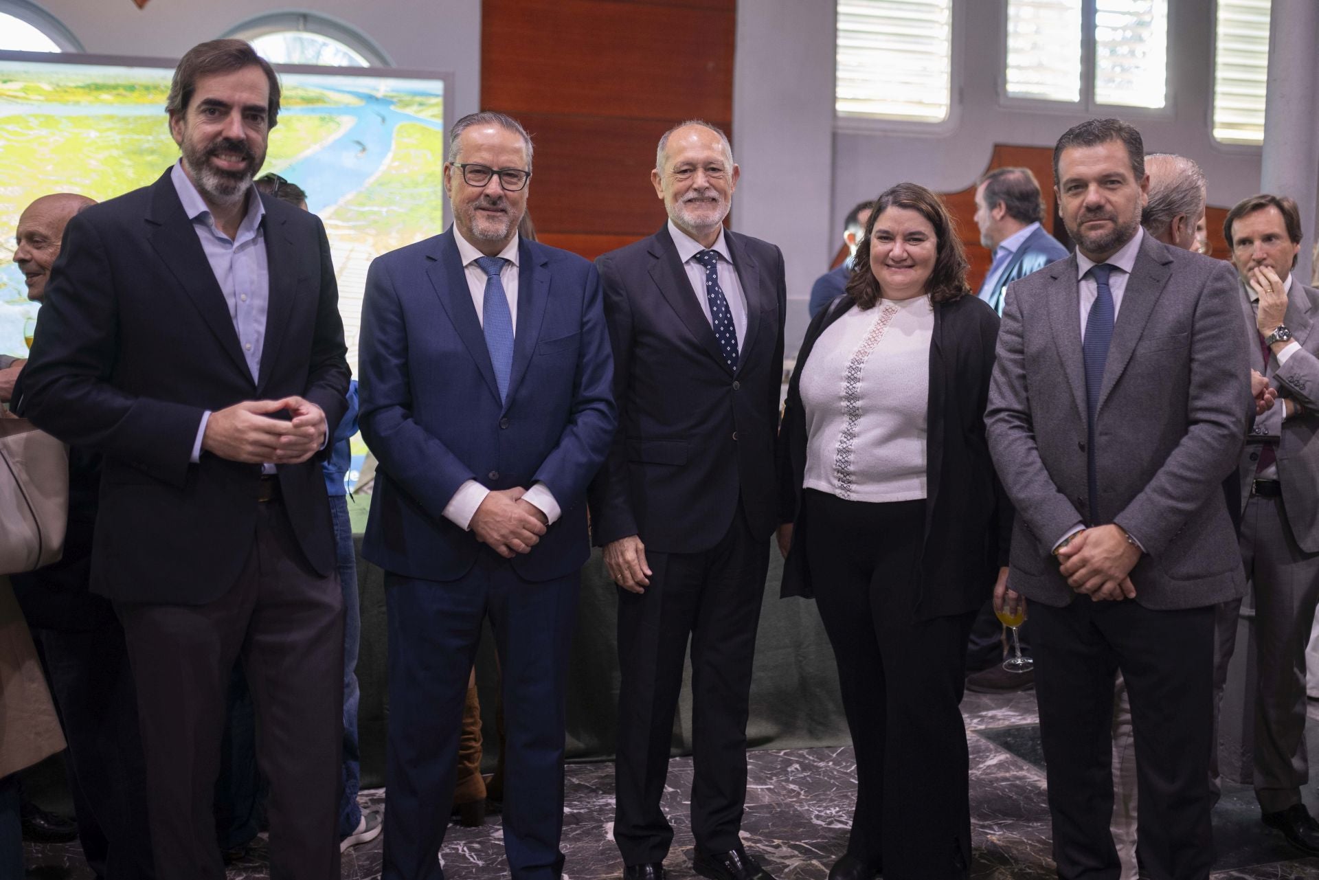 Luis Montoto, José Manuel Moreno, José Luis Menéndez. María José Muñiz y Daniel Caldentey