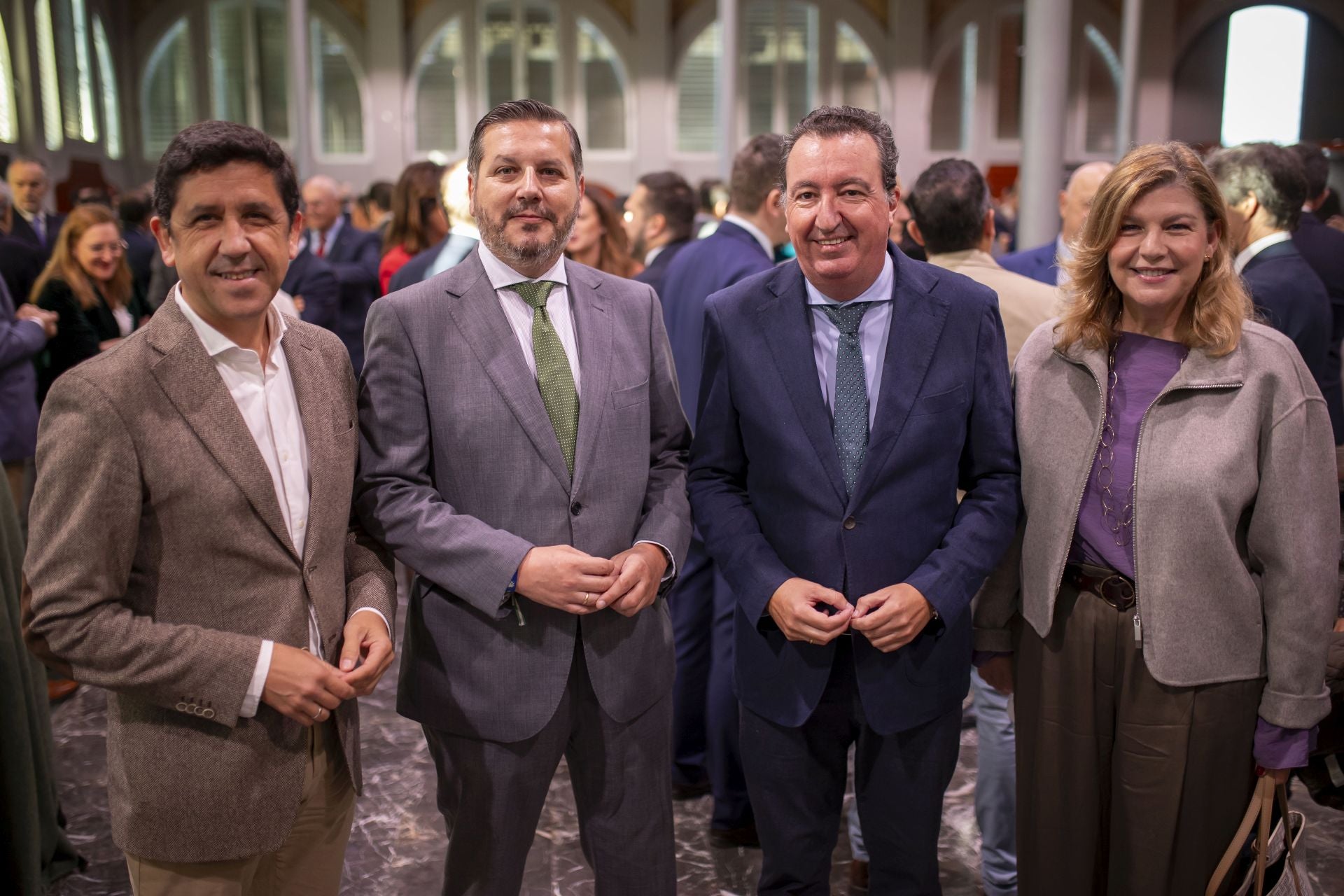 Alberto Fernández, Alejandro Romero, Manuel Andrés González y Berta Centeno