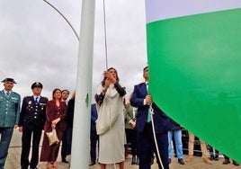 La Junta reivindica en Huelva el Día de la Bandera como símbolo de la igualdad entre españoles