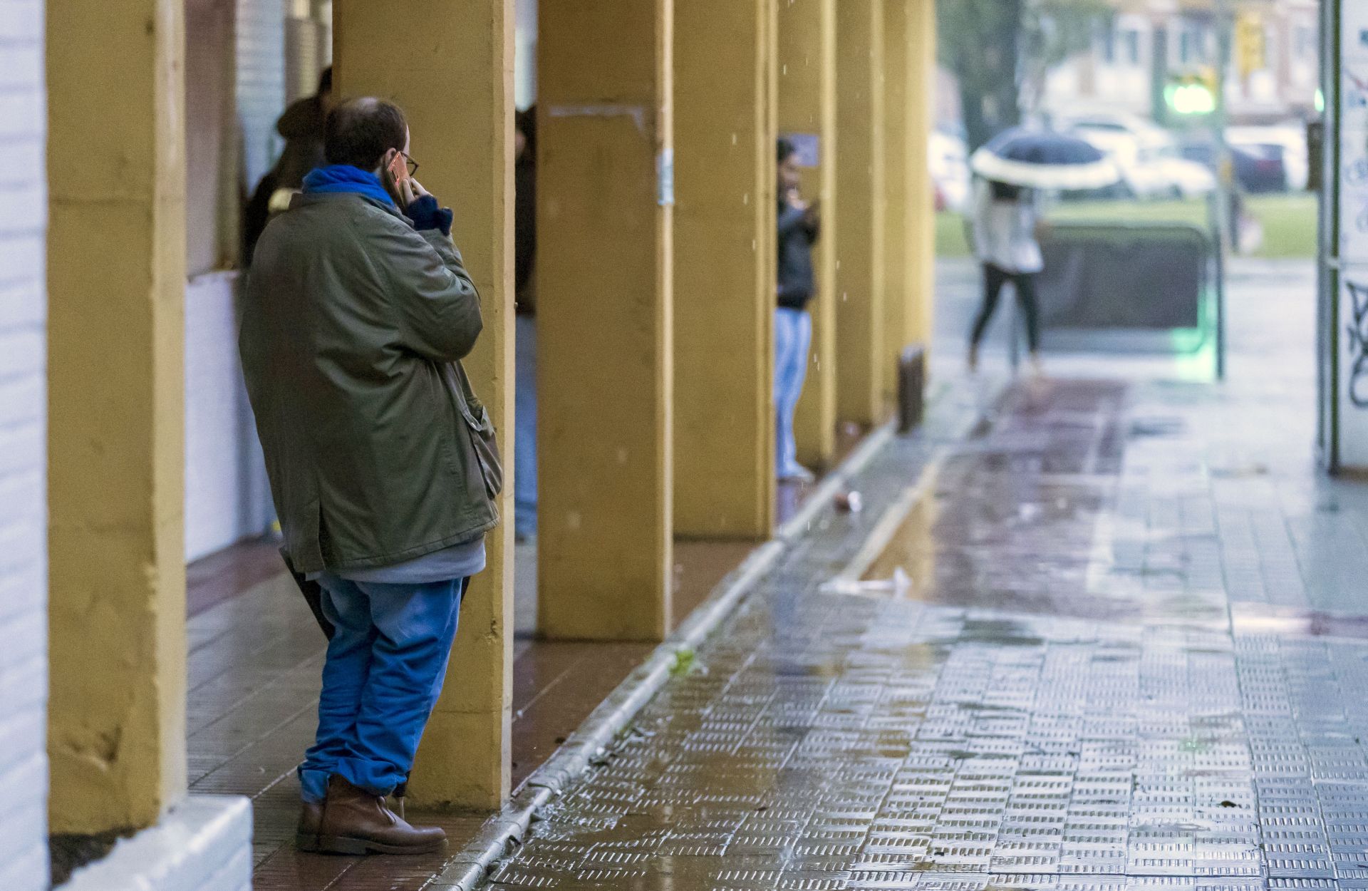 El paso de la borrasca Garoé por Huelva, en imágenes