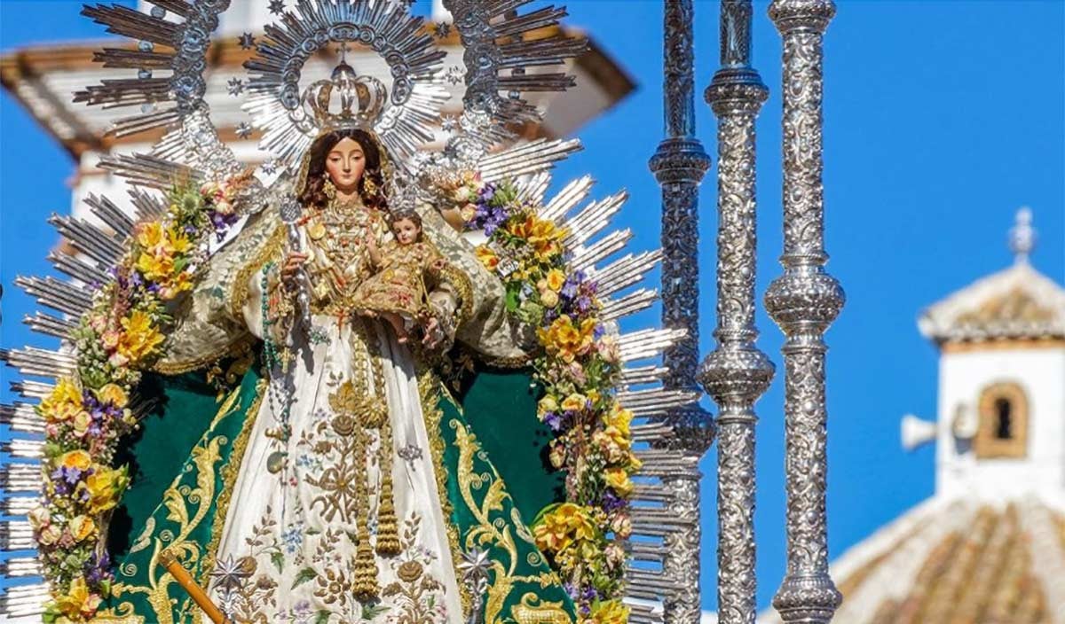 La Virgen de Montemayor, una de las que procesionará en Huelva