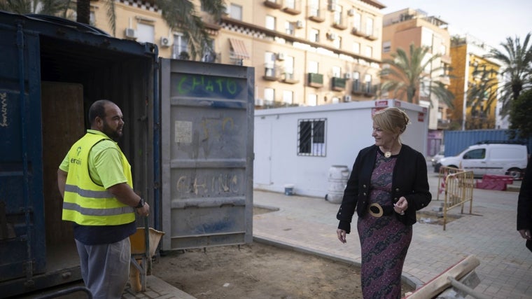 Las obras del nuevo espacio peatonal de Las Colonias estarán acabadas en la próxima primavera