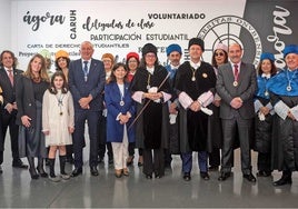La despedida de Mª Antonia Peña marca la conmemoración del 3 de Marzo en la Universidad de Huelva