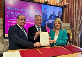 El Ayuntamiento no relaja su reivindicación por el AVE Huelva-Sevilla y exige que las obras arranquen antes de que termine 2027