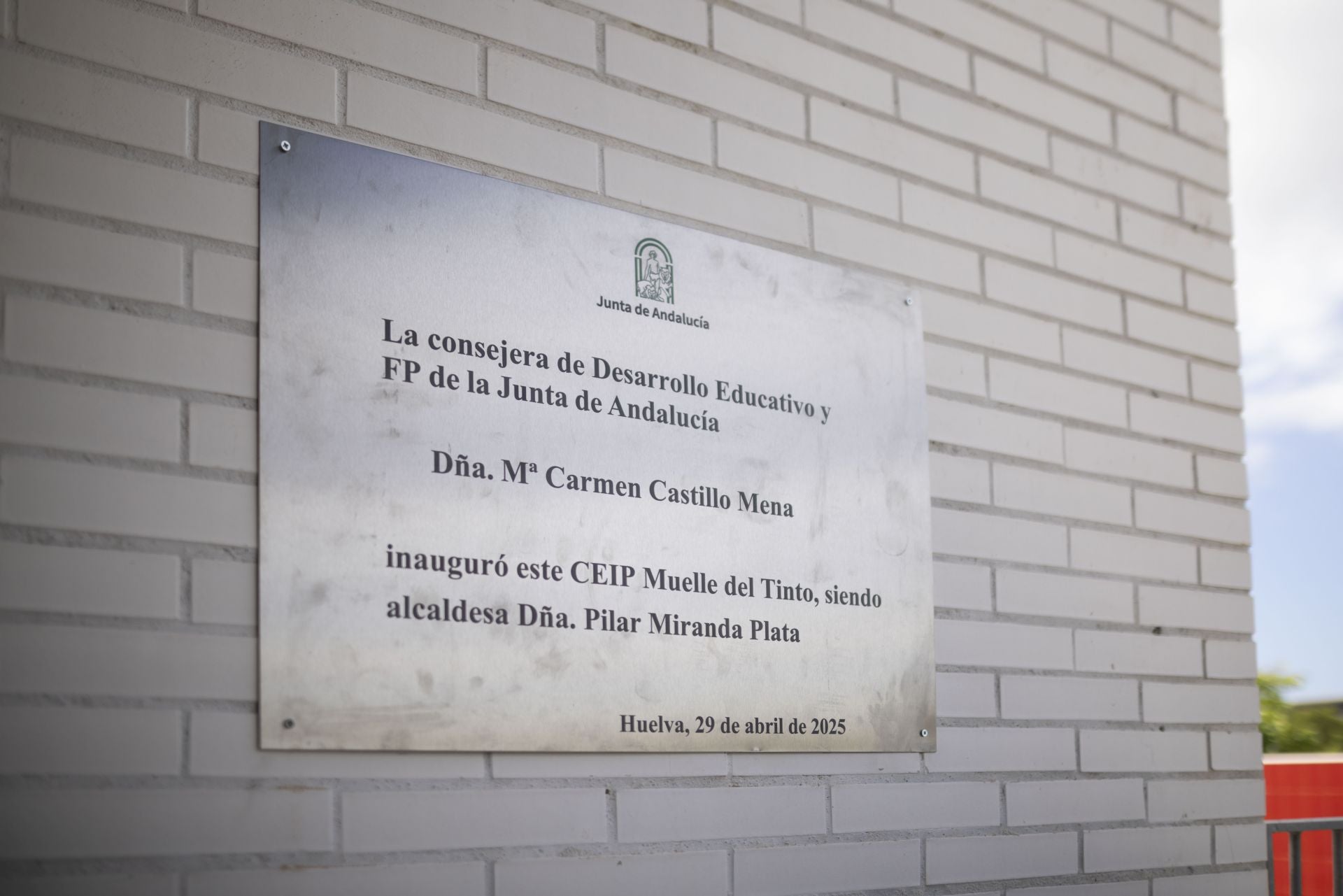 Inauguración 'oficial' del colegio 'Muelle del Tinto', en Pescadería