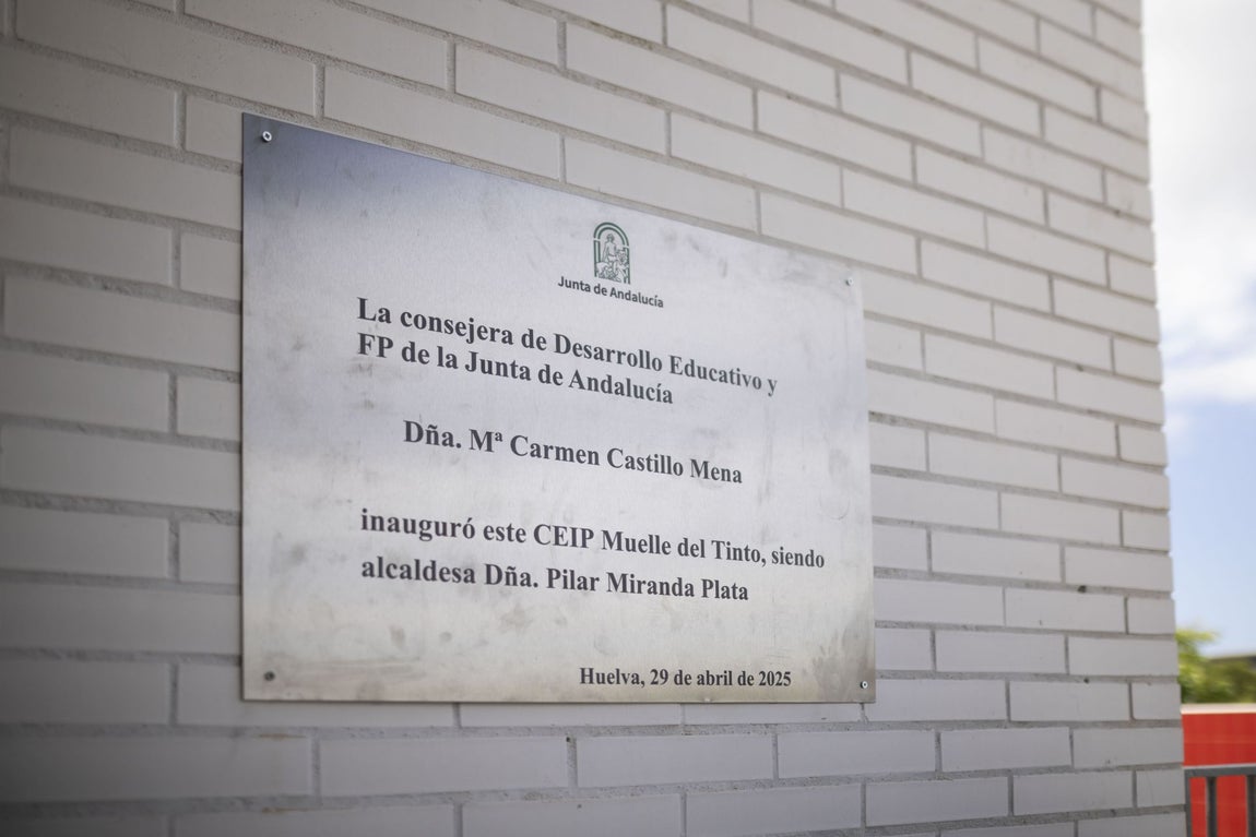 Inauguración &#039;oficial&#039; del colegio &#039;Muelle del Tinto&#039;, en Pescadería