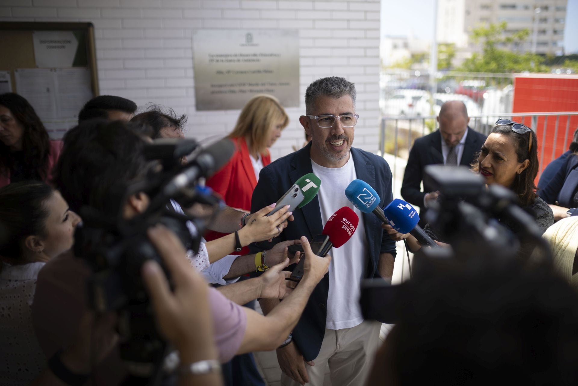 Inauguración 'oficial' del colegio 'Muelle del Tinto', en Pescadería