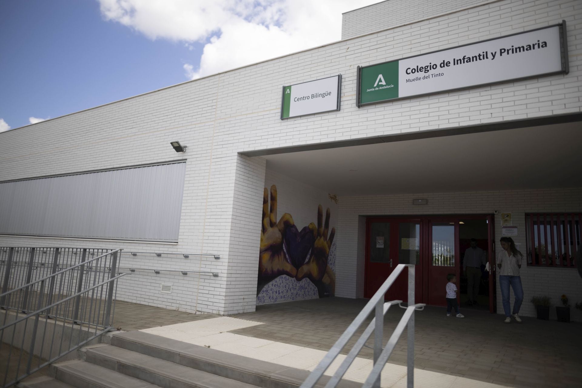 Inauguración 'oficial' del colegio 'Muelle del Tinto', en Pescadería