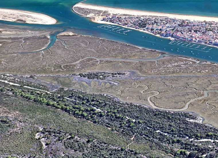 La Isla Saltés junto a Punta Umbría