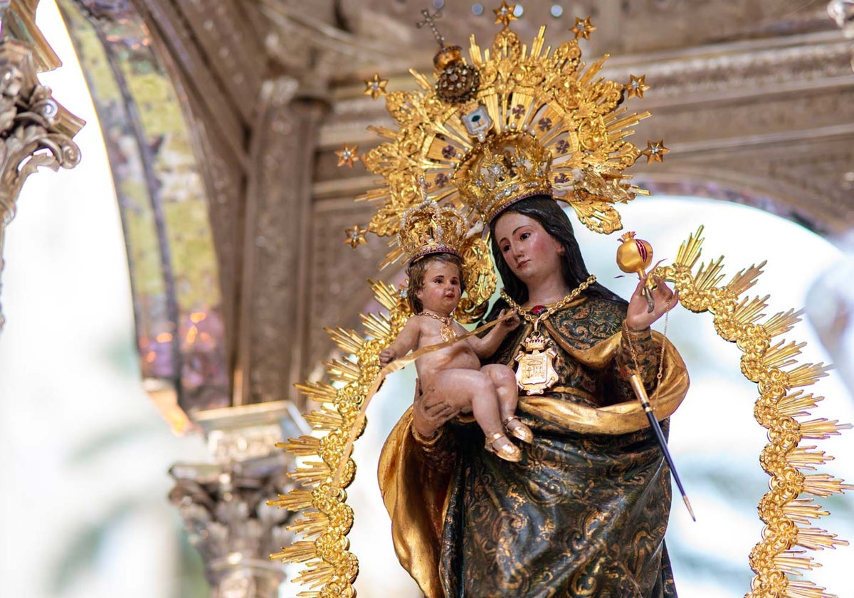 Imagen de la patrona de Huelva