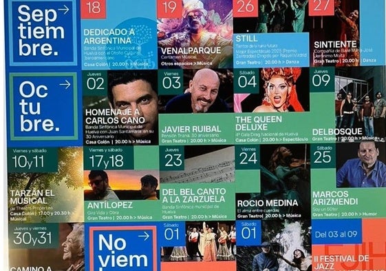 Amaral, Niña Pastori, Javier Ruibal o Antonio Orozco, protagonistas de la agenda cultural de Huelva