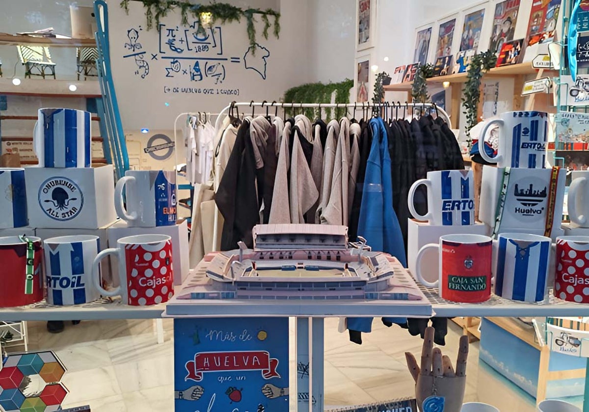 Algunos de los artículos que pueden encontrarse en la tienda