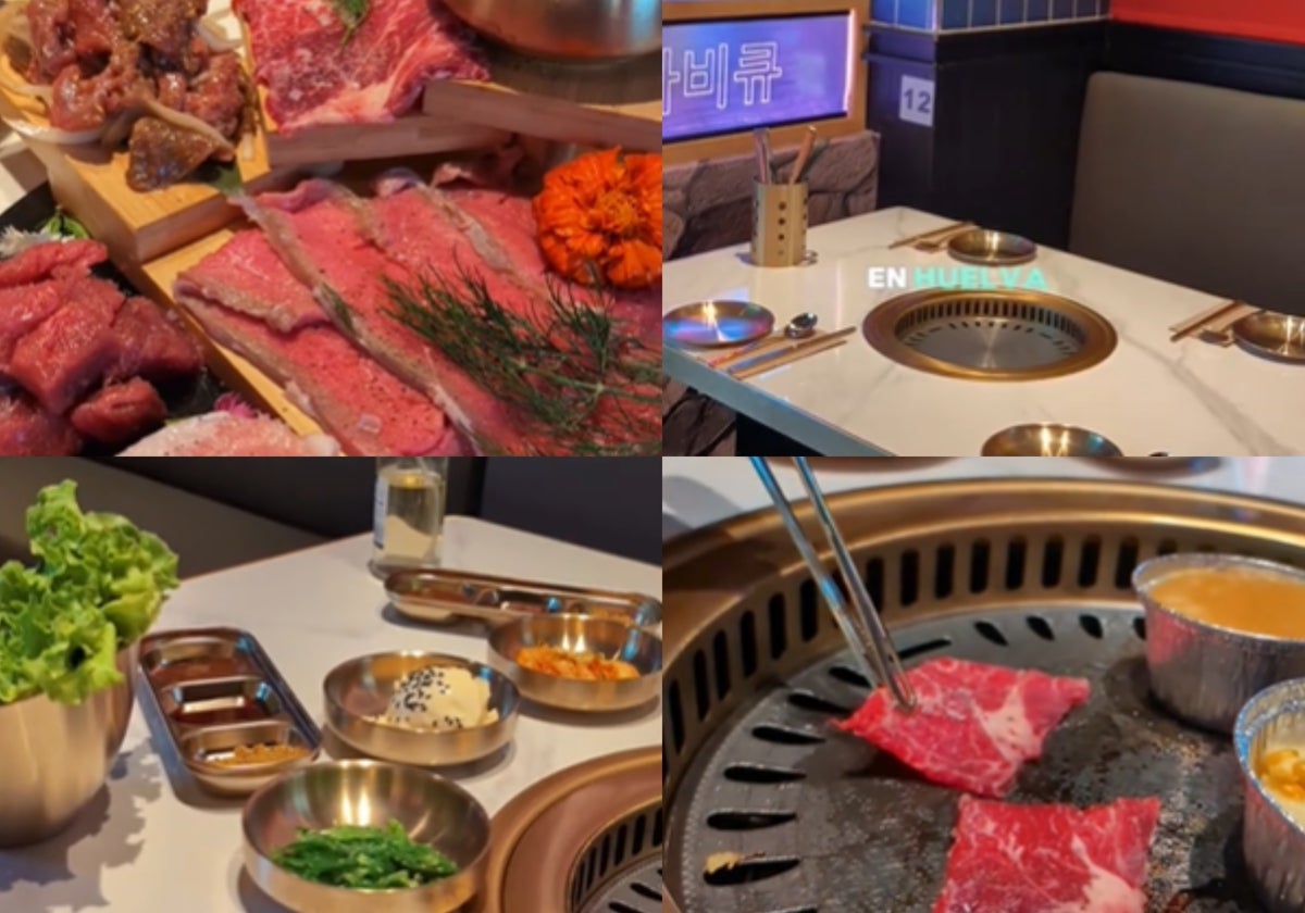 Productos de la carta del nuevo restaurante Korea BBQ House, en Huelva