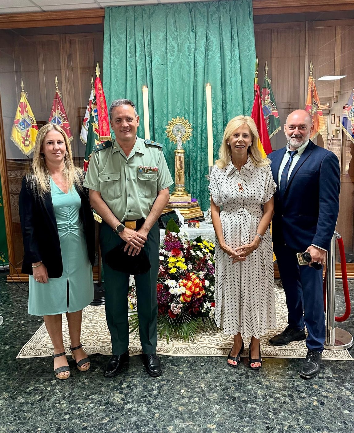 El homenaje de la Guardia Civil de Huelva a los agentes víctimas de terrorismo, en imágenes