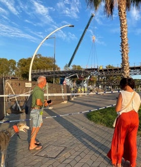 Imagen secundaria 2 - El Muelle de la Compañía Minera de Río Tinto ya está unido