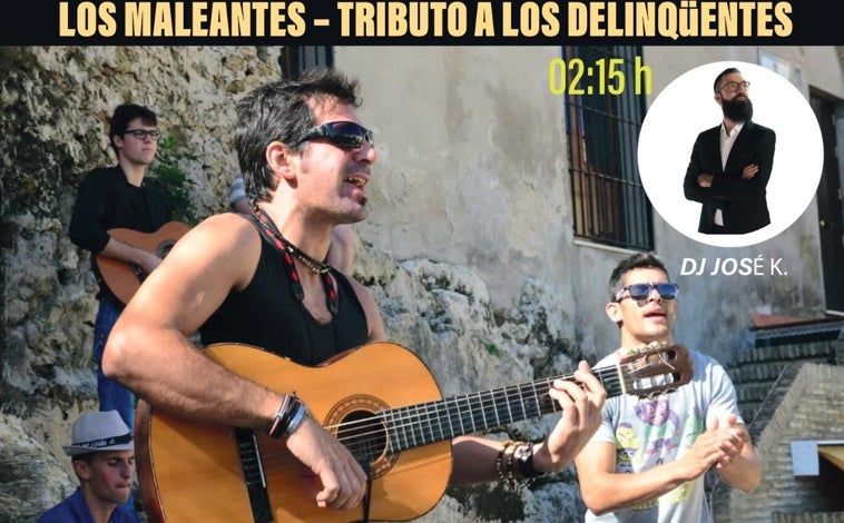 Imagen principal - El primer Festival de Tributos y Versiones llega a las Colombinas con seis grupos y seis Djs