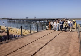 La reinauguración del Muelle del Tinto, en imágenes