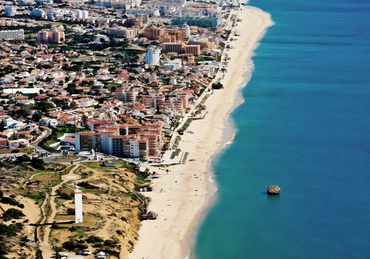 Perspectiva aérea de Matalascañas
