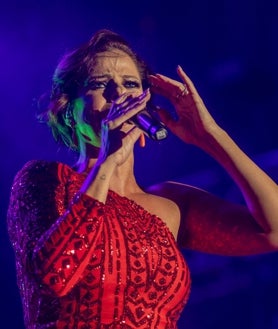 Imagen secundaria 2 - Pastora Soler, durante su concierto