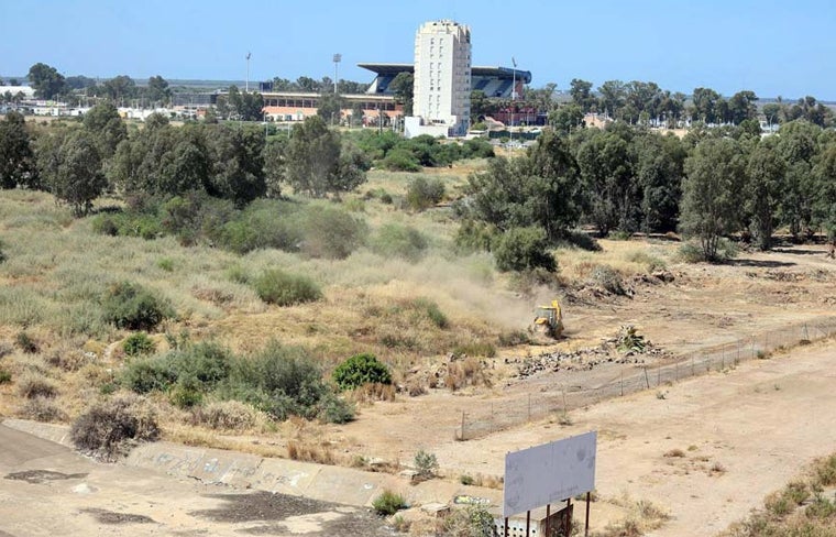 Terrenos aún por urbanizar en el Ensanche Sur