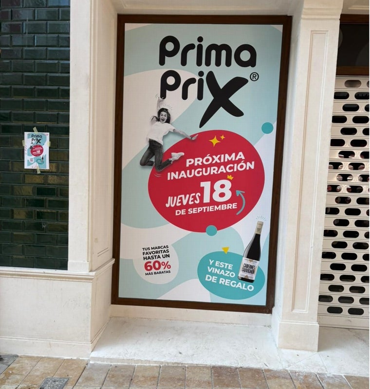 Anuncio de la próxima inauguración
