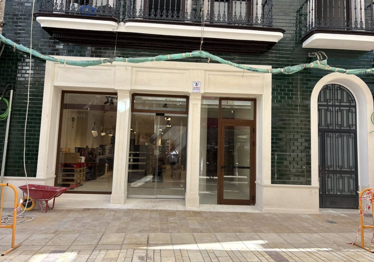 La fachada del edificio recuperado, en el número 12 de la calle Concepción